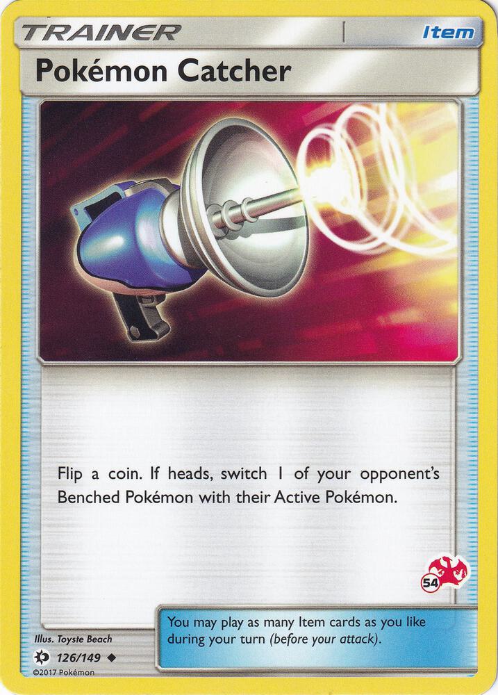 Pokemon Catcher - 126/149 (#54 Charizard Stamped) card image