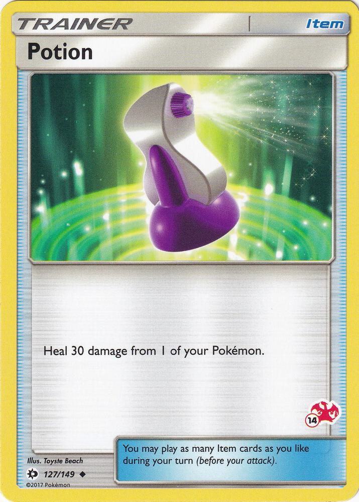 Potion - 127/149 (#14 Charizard Stamped) card image