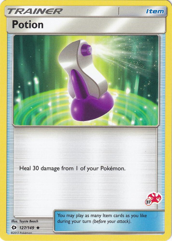 Potion - 127/149 (#37 Charizard Stamped) card image