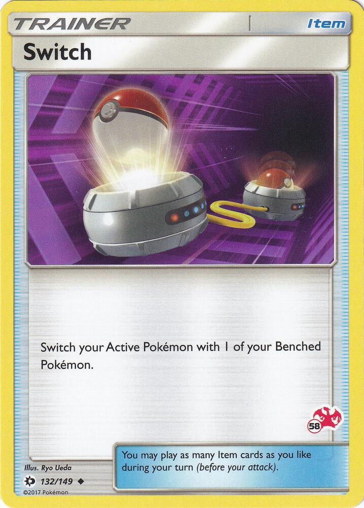 Switch - 132/149 (#58 Charizard Stamped) card image