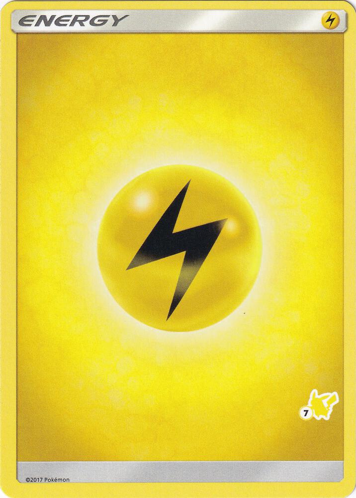 Lightning Energy (#7 Pikachu Stamped) card image