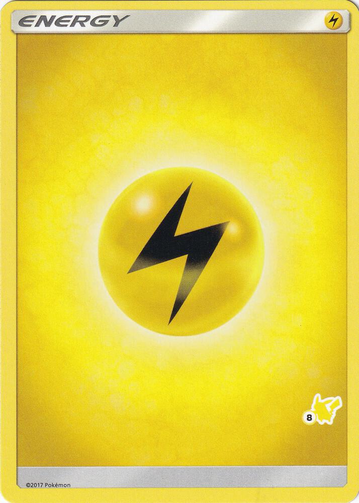 Lightning Energy (#8 Pikachu Stamped) card image