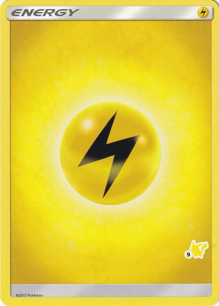 Lightning Energy (#9 Pikachu Stamped) card image