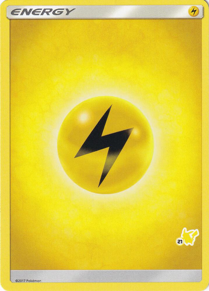 Lightning Energy (#21 Pikachu Stamped) card image