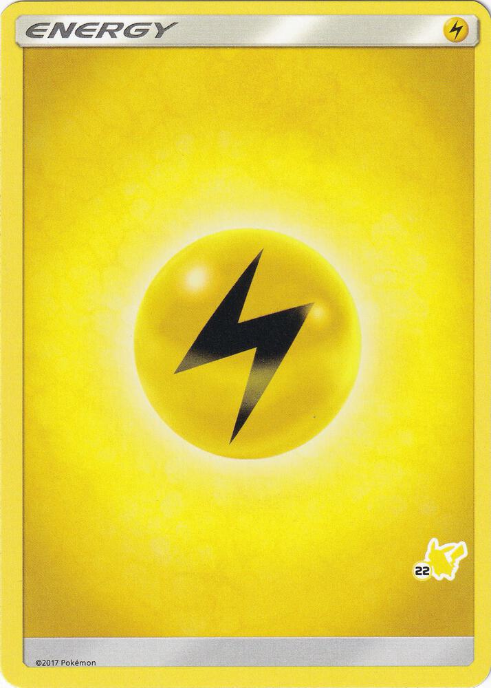 Lightning Energy (#22 Pikachu Stamped) card image