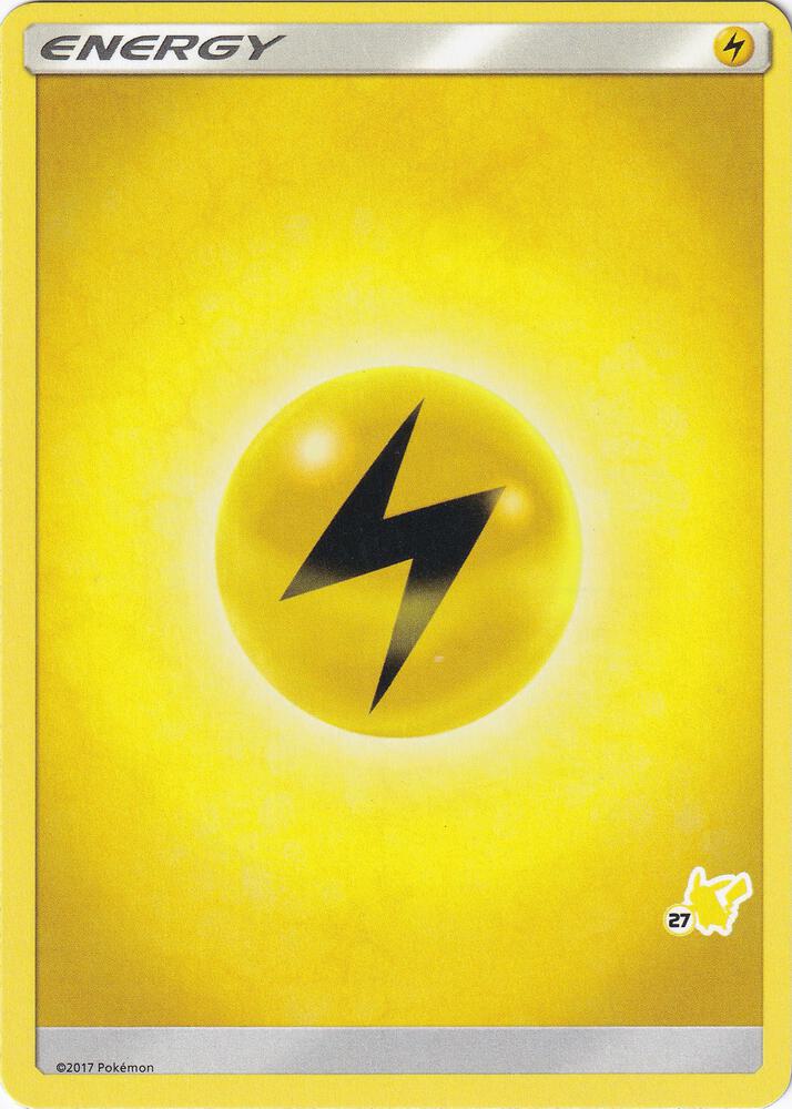 Lightning Energy (#27 Pikachu Stamped) card image