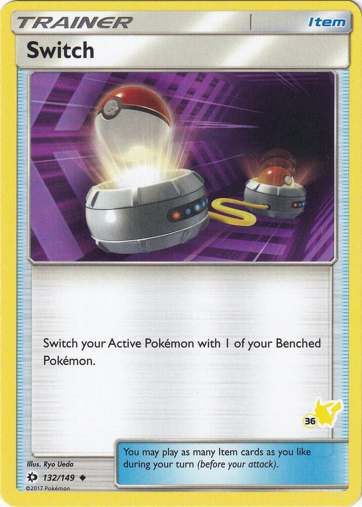 Switch - 132/149 (#36 Pikachu Stamped) card image