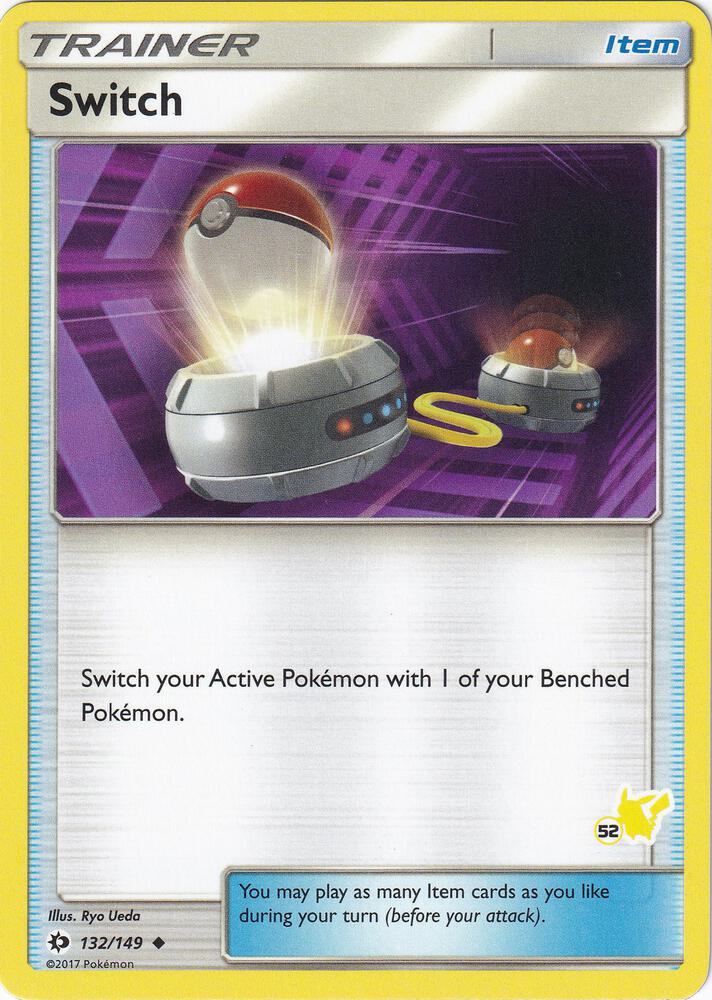 Switch - 132/149 (#52 Pikachu Stamped) card image