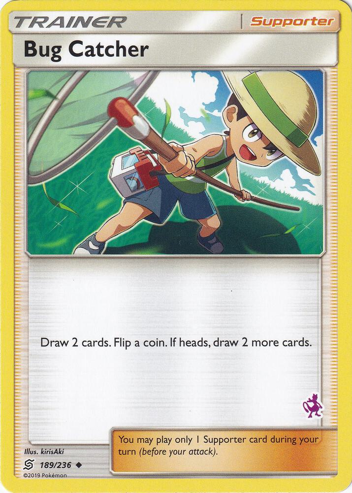 Bug Catcher - 189/236 (Mewtwo Stamped) card image