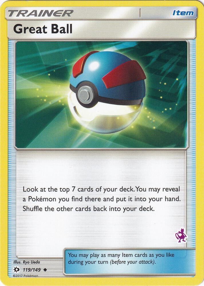 Great Ball - 119/149 (Mewtwo Stamped) card image