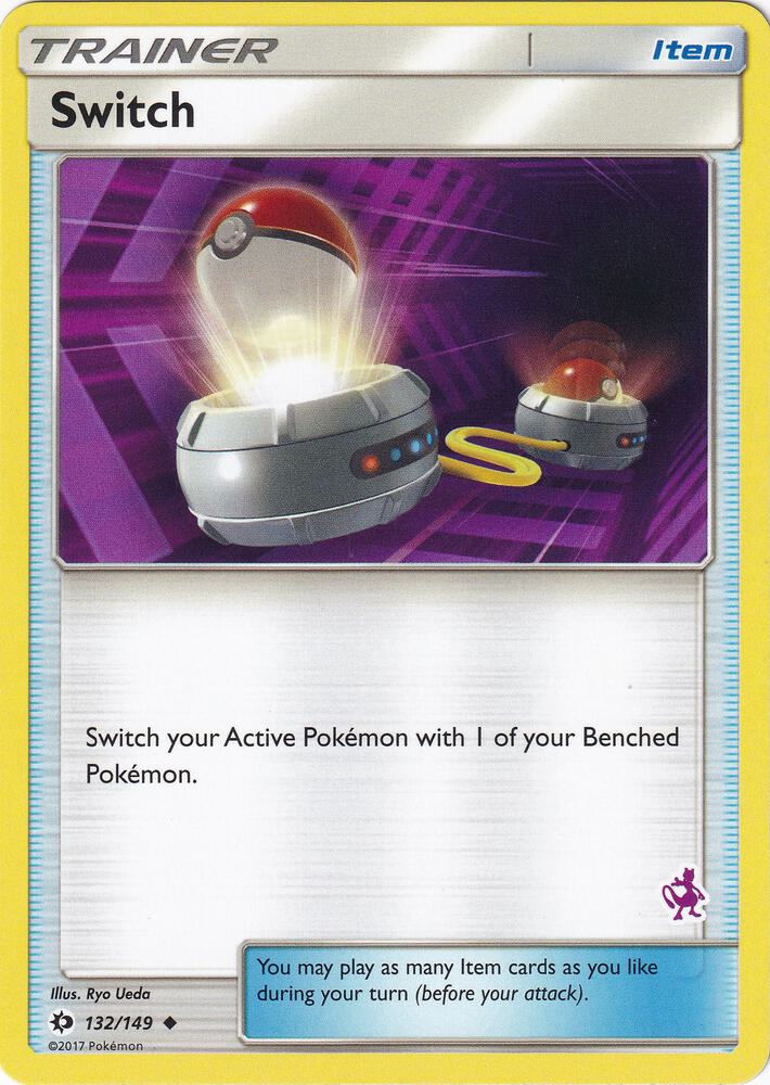 Switch - 132/149 (Mewtwo Stamped) card image
