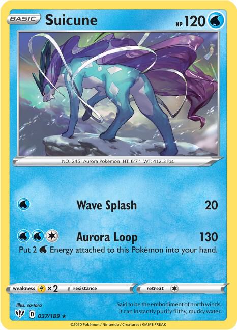 Suicune card image