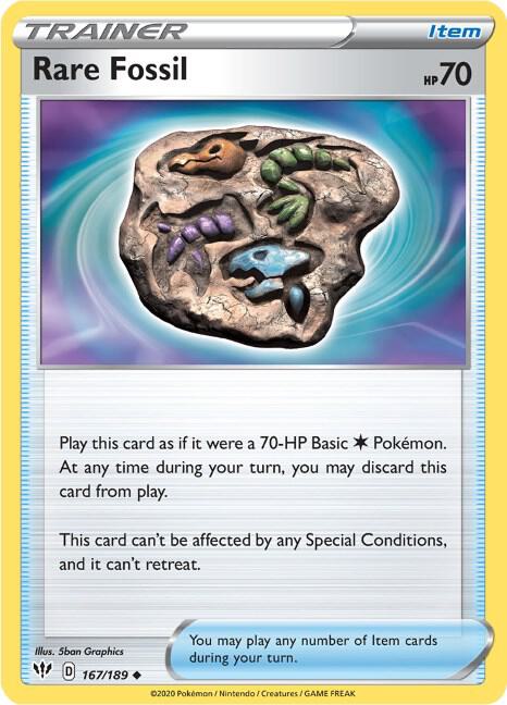 Rare Fossil card image