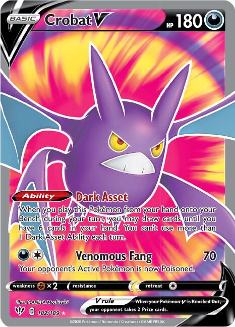 Crobat V (Full Art) card image