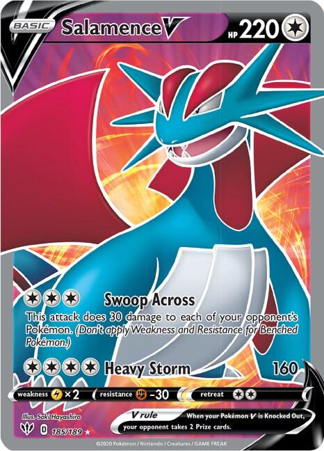 Salamence V (Full Art) card image