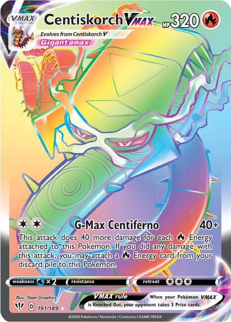 Centiskorch VMAX (Secret) card image