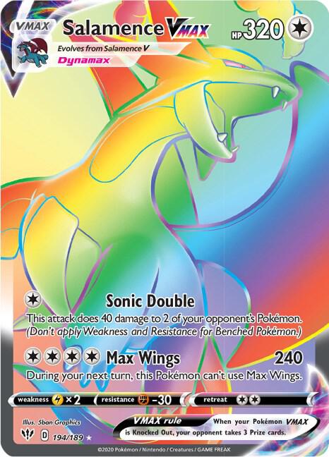 Salamence VMAX (Secret) card image