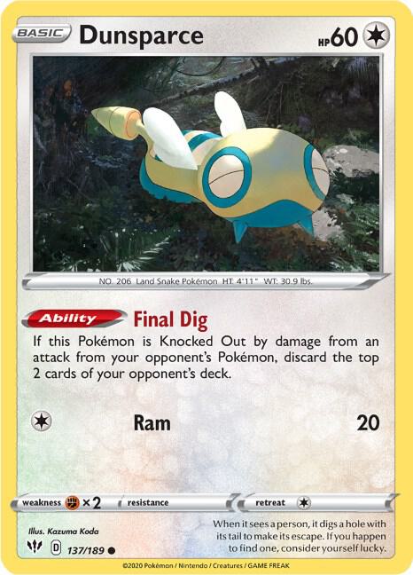 Dunsparce card image