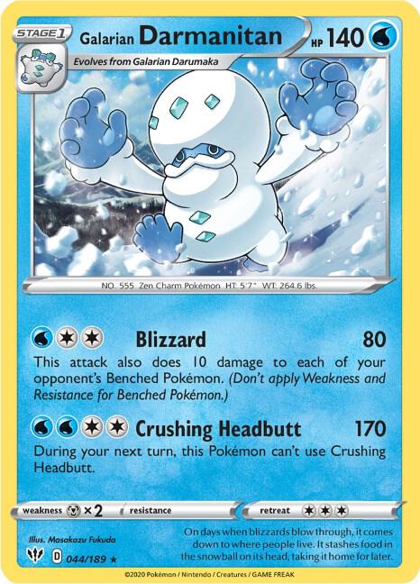 Galarian Darmanitan (44) card image