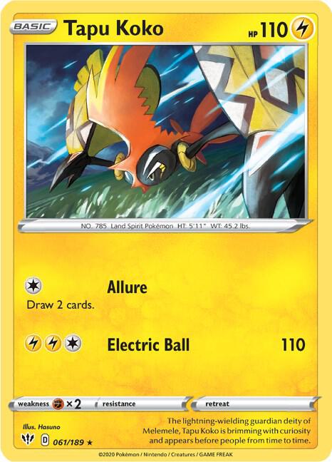 Tapu Koko card image
