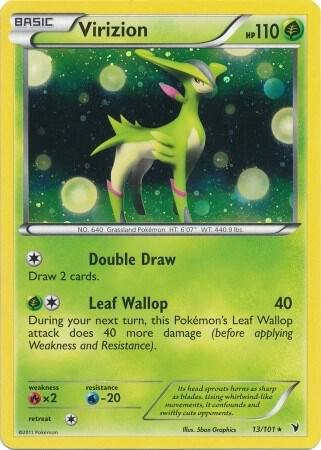 Virizion - 13/101 (Cosmos Holo) card image