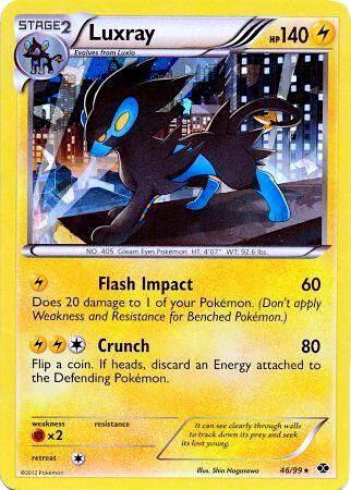 Luxray - 46/99 (Cracked Ice Holo) card image