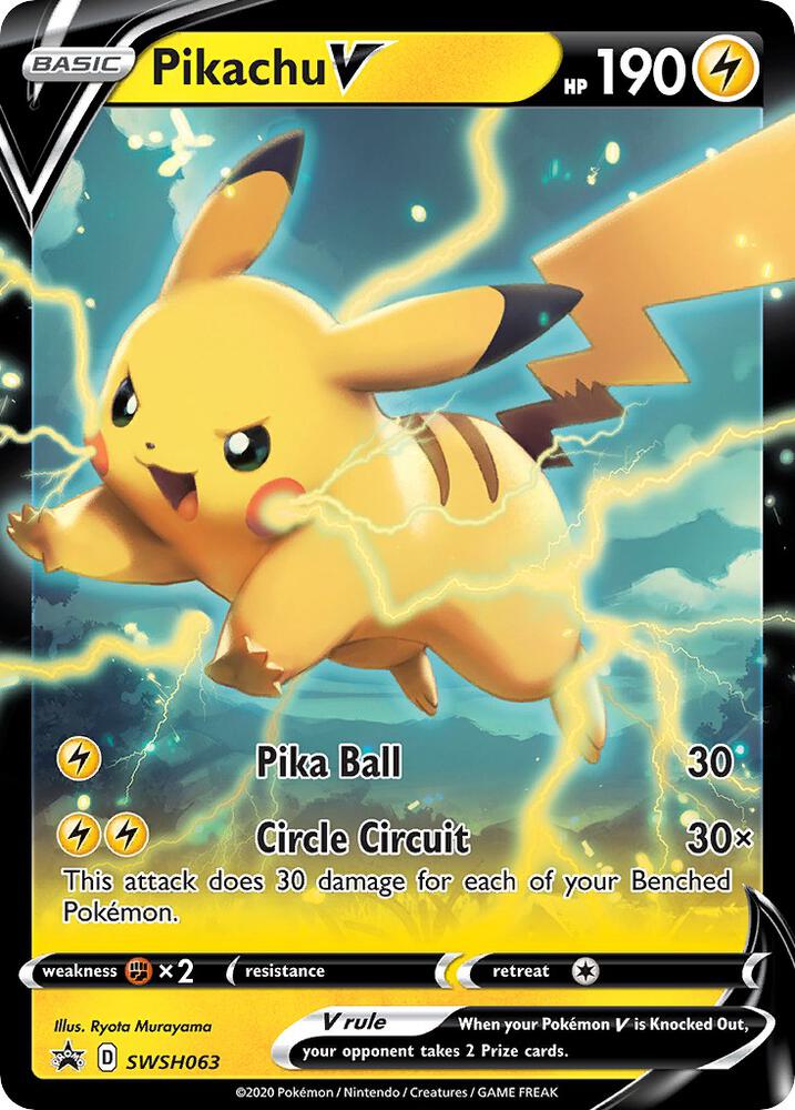 Pikachu V - SWSH063 card image
