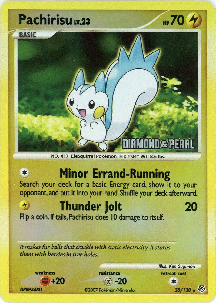 Pachirisu - 35/130 [Diamond & Pearl] card image