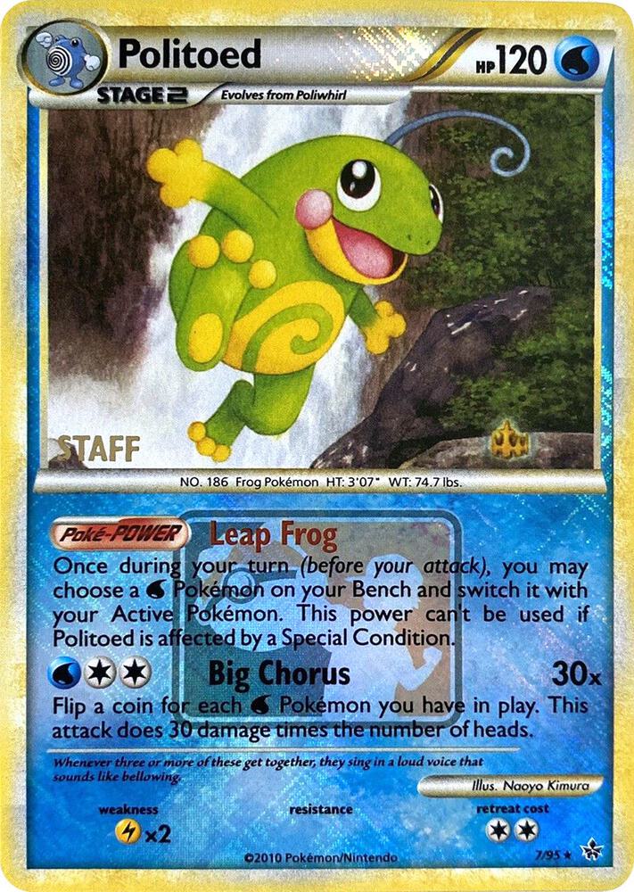 Politoed - 7/95 (League Promo) [Staff] card image