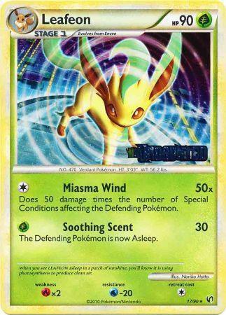 Leafeon - 17/90 (Prerelease) card image