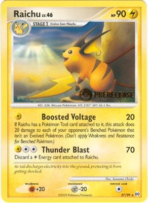 Raichu - 27/99 (Prerelease) card image