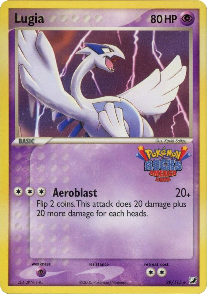 Lugia - 29/115 (Pokemon Rocks America) card image