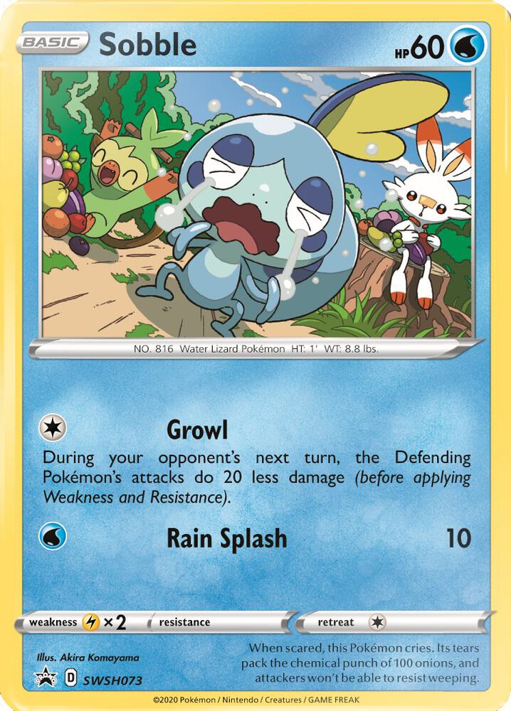 Sobble - SWSH073 card image