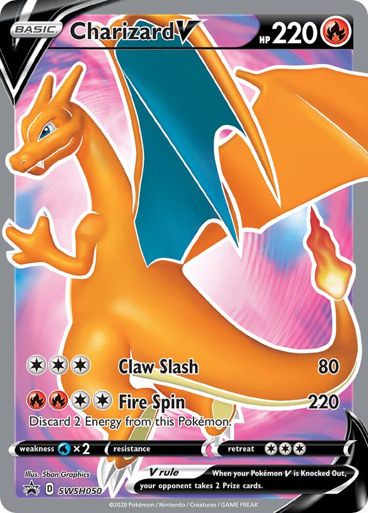 Charizard V - SWSH050 card image