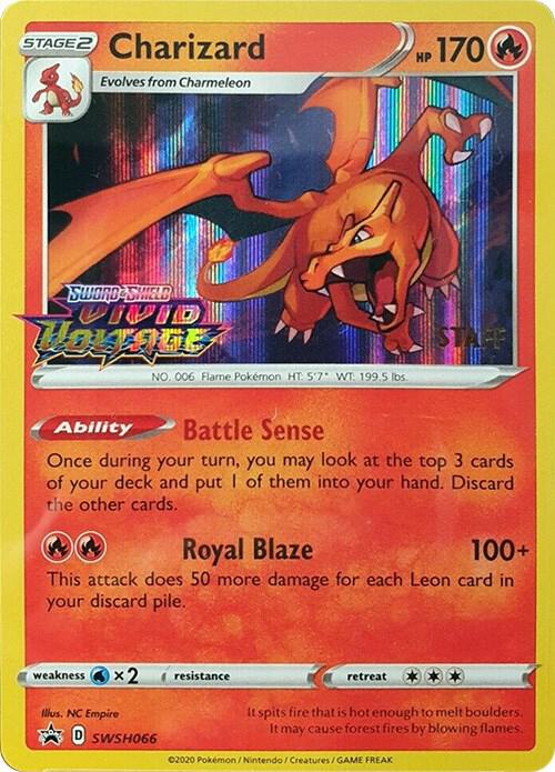 Charizard - SWSH066 (Prerelease) [Staff] card image