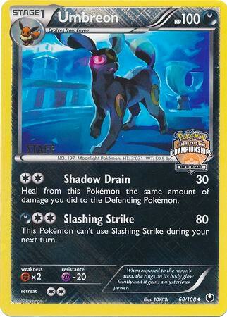 Umbreon - 60/108 (Regional Championships) [Staff] card image