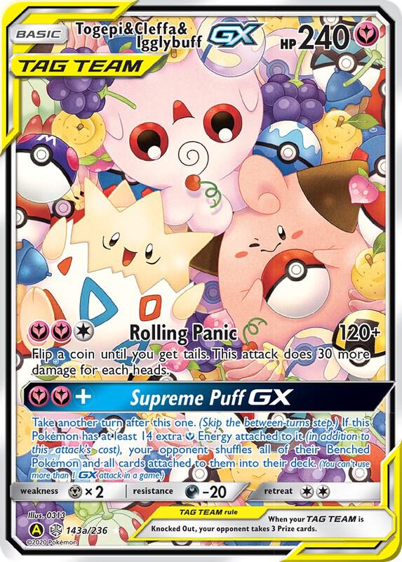 Togepi & Cleffa & Igglybuff GX - 143a/236 card image