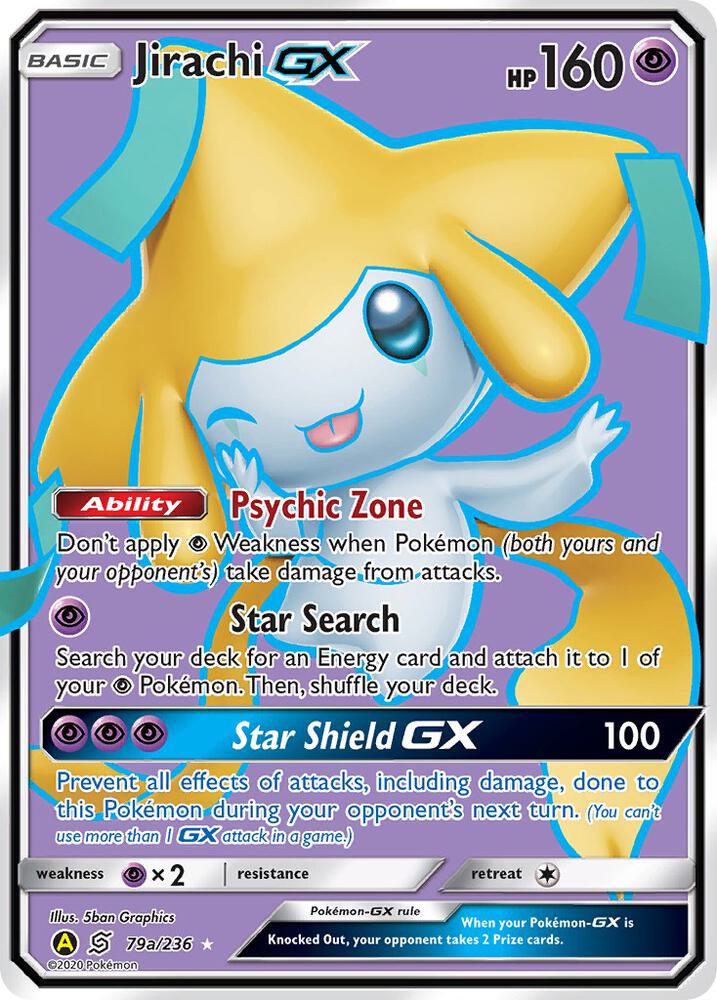 Jirachi GX - 79a/236 card image