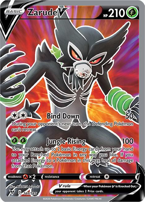 Zarude V (Full Art) card image