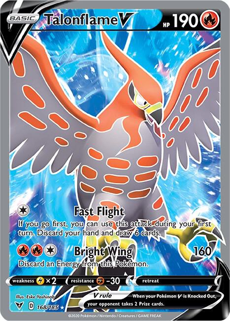 Talonflame V (Full Art) card image