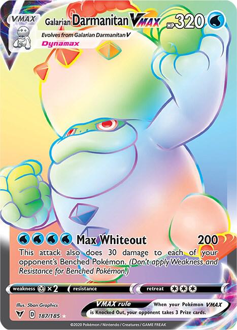 Galarian Darmanitan VMAX (Secret) card image