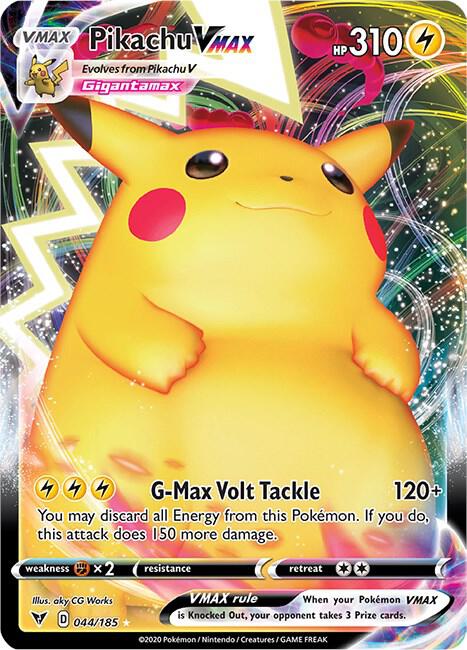 Pikachu VMAX card image