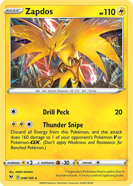 Zapdos card image