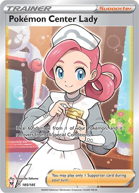 Pokemon Center Lady (Full Art) card image
