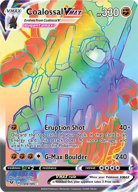 Coalossal VMAX (Secret) card image