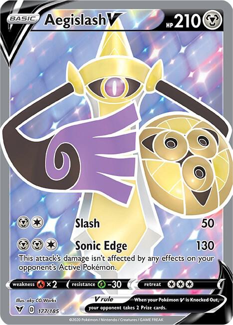 Aegislash V (Full Art) card image