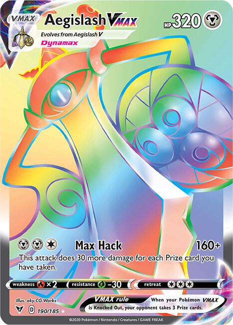 Aegislash VMAX (Secret) card image