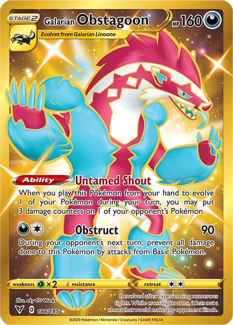 Galarian Obstagoon (Secret) card image