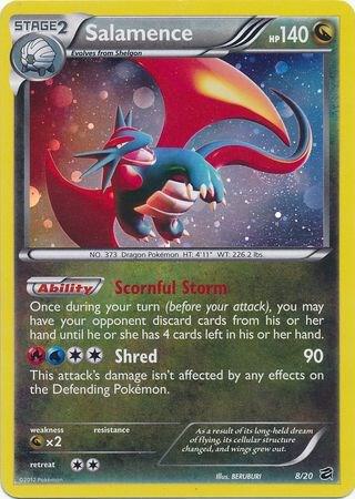 Salamence - 8/20 (Cosmos Holo) card image