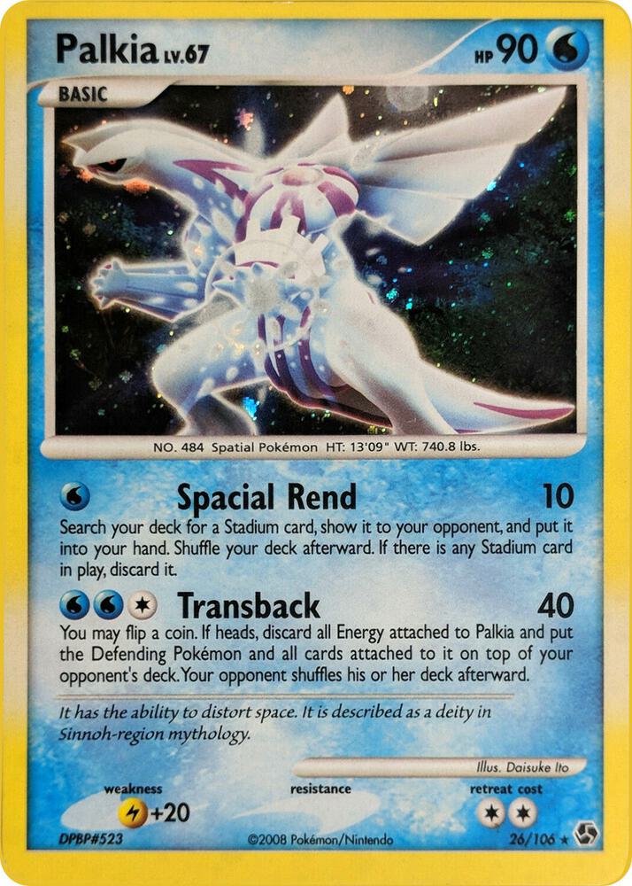 Palkia - 26/106 (Cosmos Holo) card image